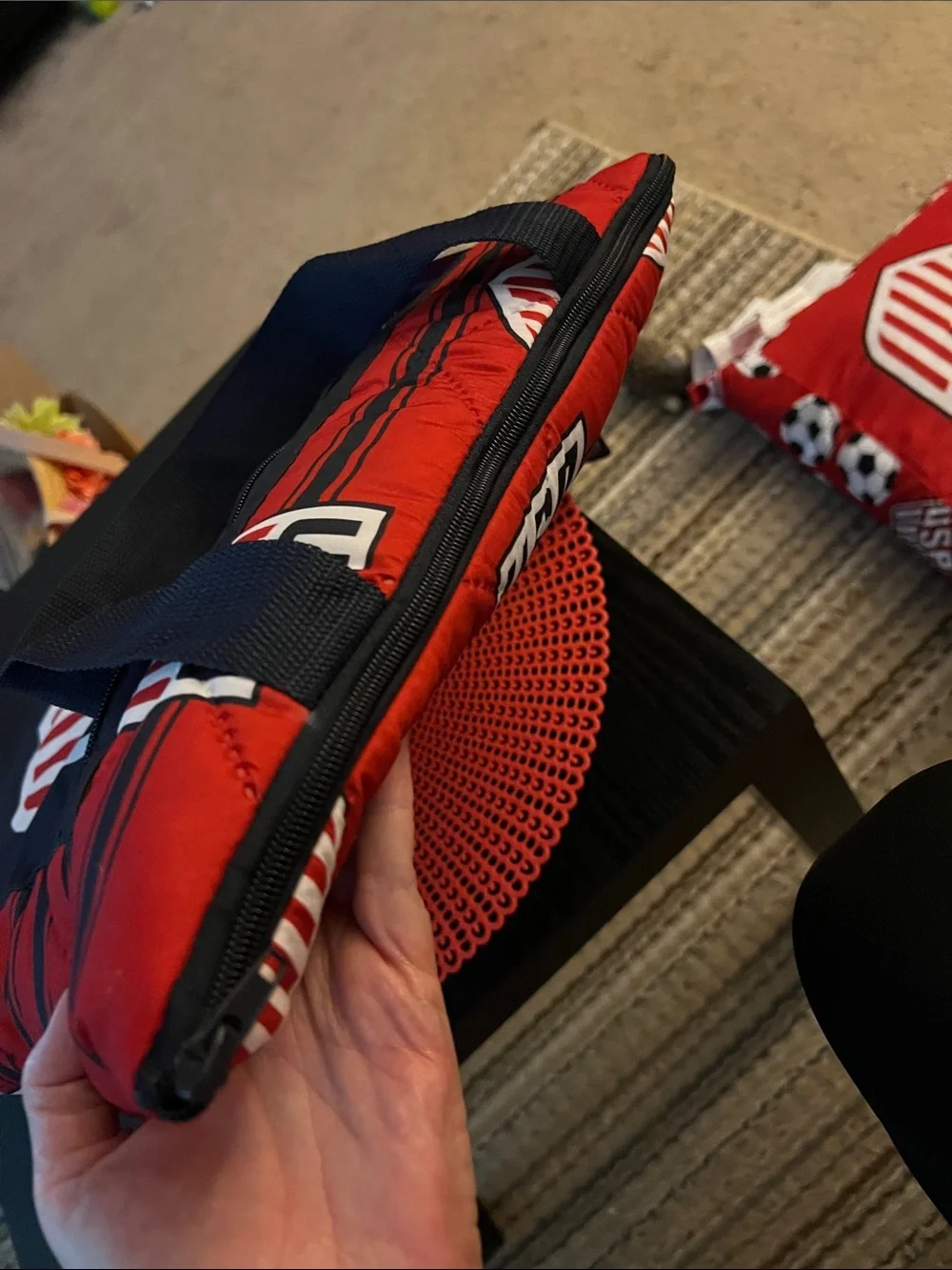 USA Shield Stadium Blanket Tote - Red, White & Navy